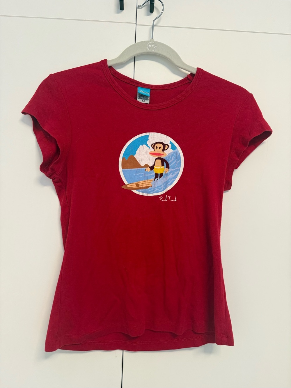 Vintage Paul Frank Red Graphic Tee
